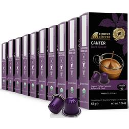 Equine Coffee Canter Organic Dark Roast Intensity #10 1.8oz 100 10