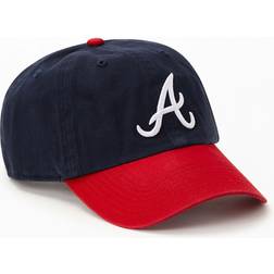 Brand Mens Atlanta Strapback Dad Hat Navy/red