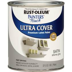 Rust-Oleum Painter's Touch Ultra Cover Wood Paint Stone Gray 0.25gal