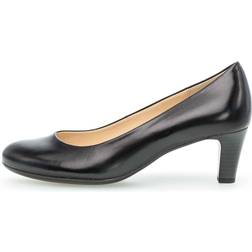 Gabor Women's Nesta II Womens Court Shoes Black/02 Black Lea