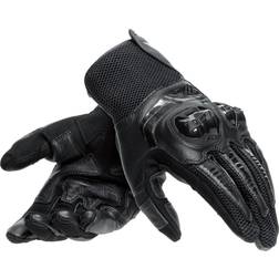 Dainese Mig Mens Leather Motorcycle Gloves Black