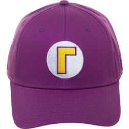 BioWorld Waluigi Flex Fit Hat Purple/White
