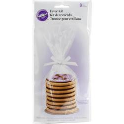 Wilton Mini Cookie Gift Plate Kit 8-Count Muffin Case