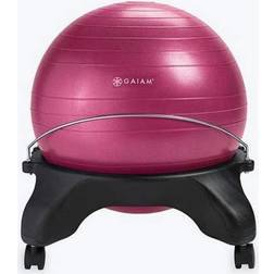 Gaiam Backless Balance Ball Chair, Fuchsia