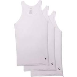 Polo Ralph Lauren Classic Fit Cotton Wicking Tanks 3-Pack White