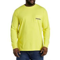 Nautica mens big & tall sustainably crafted competition graphic long-sleeve t-sh