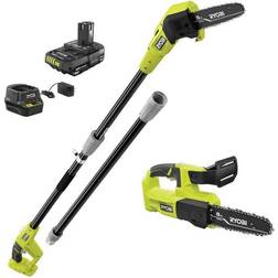 Ryobi p20310 one 18v 8 in. cordless battery pole saw pruning kit w/ battery
