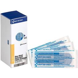 First Aid Only SmartCompliance Blue Metal Detectable Bandage 25-pack