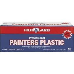 Film-gard 626260 high-density pro painter's plastic film, 9 x 400-ft. quantity