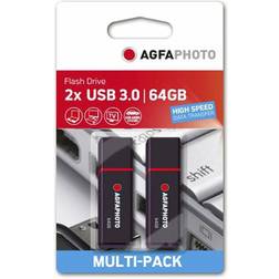 AGFAPHOTO USB 3.2 Gen 1 64GB black MP2