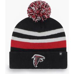 '47 Men's Black Atlanta Falcons State Line Cuffed Knit Hat with Pom