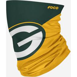 Foco Green Bay Packers Gaiter Scarf Mask pk