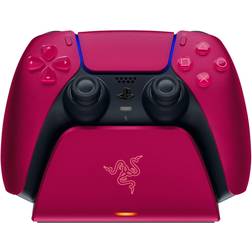 Razer Quick Charging Stand for Playstation 5 DualSense Wireless Controllers - Red