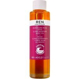 REN Clean Skincare Moroccan Rose Otto Ultra-Moisture Body Oil 3.4fl oz