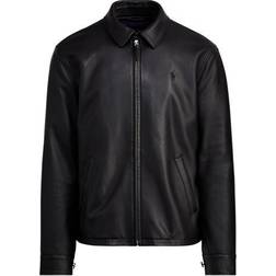 Polo Ralph Lauren Lambskin Leather Jacket Black