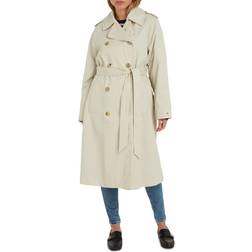 Tommy Hilfiger Cotton Long Trench Coat