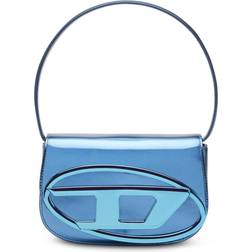 Diesel Iconic Mirrored Leather Shoulder Bag - Blue