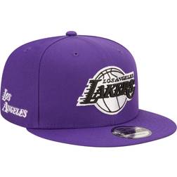 New Era Men's 2022-23 City Edition Alternate Los Angeles Lakers 9Fifty Adjustable Hat, Black