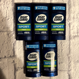 Right Guard 6 pack sport invisible solid antiperspirant & deodorant, fresh 2.6oz
