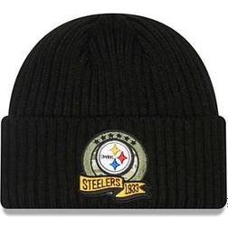 New Era Men's Black Pittsburgh Steelers 2022 Salute To Service Knit Hat