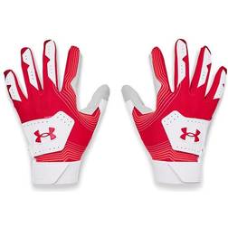 Under Armour Kids Clean Up 21 Batting Glove Youth Red/White/Red