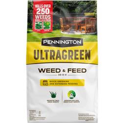 Pennington 100536600 UltraGreen Weed & Feed Fertilizer, 12.5 LBS, 5000 Sq