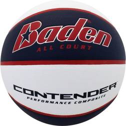 Baden Contender Basketball, Navy/White-Intermediate 28.5 in