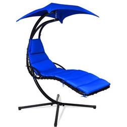 Costway Hanging Stand Chaise Lounger Swing