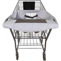 Boppy Compact Antibacterial Shopping Cart Cover Gray