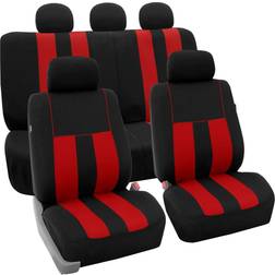 FH Group Universal Fit Modern Striped Airbag Compatible Seat Covers FB036115-G Cloth
