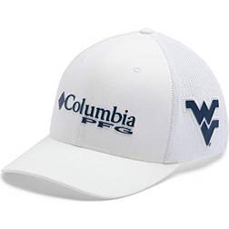 Columbia Men's White West Virginia Mountaineers PFG Flex Hat