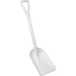 Wide White One-Piece Polypropylene Food Service Shovel 69815
