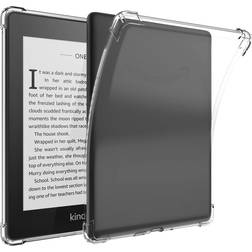SFFINE Clear Case for 6.8" All-New Kindle Paperwhite 11th Generation 2021 and Kindle Paperwhite Signature Edition,Thin Slim Lightweight Scratch Proof Silicone Rubber TPU Back Cover - Transparent