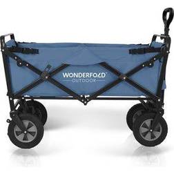 Wonderfold Utility Outdoor Dog & Cat Wagon, Blue