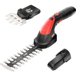 7.2v cordless grass shear & hedge trimmer 2-in-1 electric shrub trimmer/handheld