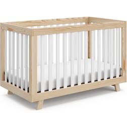 Storkcraft Beckett 3-in-1 Convertible Pine Wood Crib with Day Bed