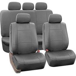 FH Group Premium PU Leather Seat Covers For Car Truck SUV Van