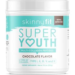SkinnyFit Super Youth Chocolate Multi-Collagen Peptides 554g