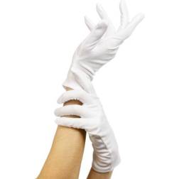 Smiffys Short Gloves White