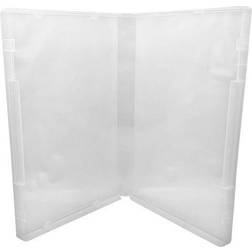 25 Clear Storage Cases 21mm for Rubber Stamps /w Tabs No Hub