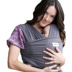 Sleepy Wrap Baby Carrier, Dark Grey Stretchy Ergo Sling from Newborns to 35lbs