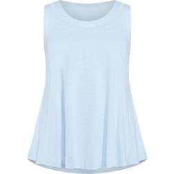 Avenue Fit N Flare Tank - Chambray Blue