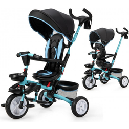 Costway 6-in-1 Kids' Baby Stroller Tricycle Blue