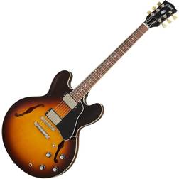 Gibson Es-335 Satin Semi-Hollow Electric Guitar Satin Vintage Burst