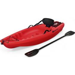 Costway 6-Foot Youth Kayak with Paddle Red