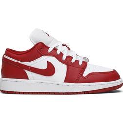 Nike Air Jordan 1 Low GS - Gym Red/Gym Red/White