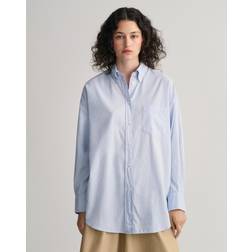 Gant Women Oversized Fit Luxury Oxford Shirt Blue