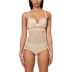 Wolford Tulle Control Panty High Waist nude