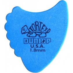 Dunlop Tortex Fins Plectrum, 1.00mm Blue
