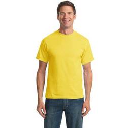 Port & Company Mens 50/50 Cotton/Poly T-Shirt PC55 -Yellow